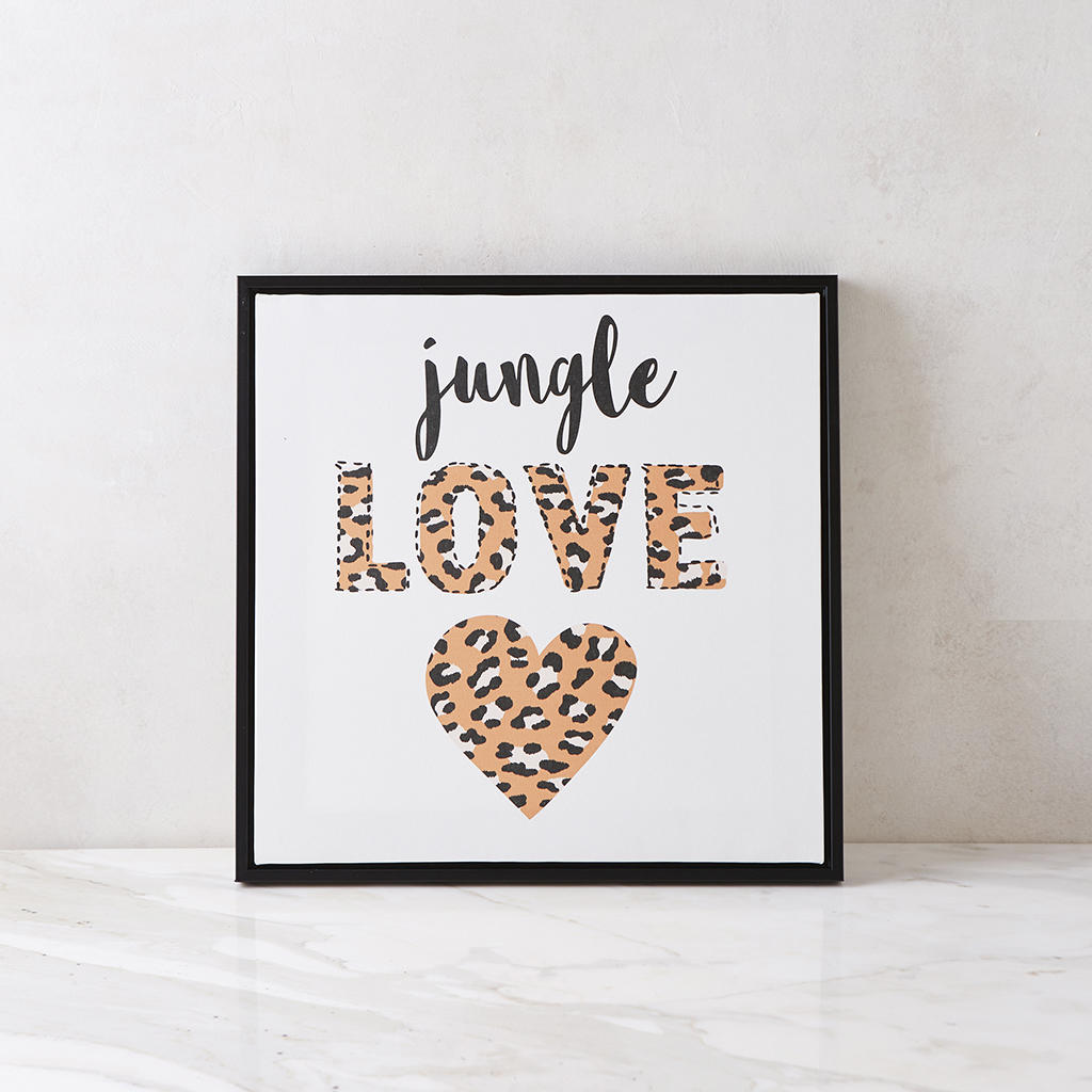 CUADRO MARCO JUNGLE LOVE 40CM