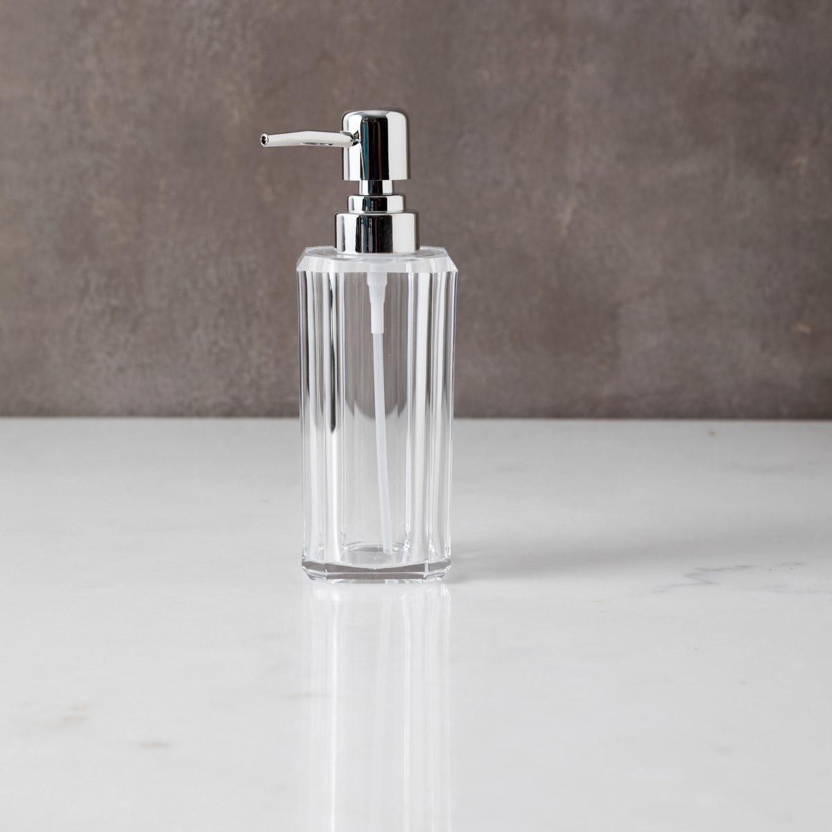 DISPENSER DE JABÓN METZ CLEAR 180ML