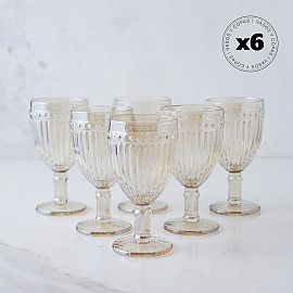 Copas Queen Cristal x 6 (Agua - Vino - Champagne)