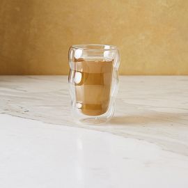 VASO DE CAFÉ DOBLE VIDRIO 400 ML