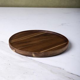 PLATO MADERA ACACIA 24CM